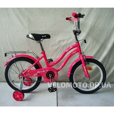 Велосипед детский PROF1 14Д. L1492 Star (малиновый)