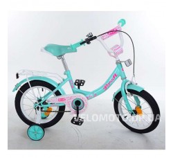 Велосипед детский PROF1 14Д. Y1412 Princess (бирюза)