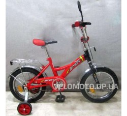 Велосипед детский Profi 14 P1436 красно-черный