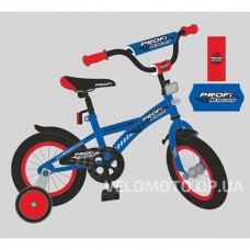 Велосипед детский PROF1 14Д. T1433 Racer (синий)