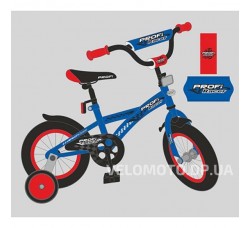Велосипед детский PROF1 14Д. T1433 Racer (синий)