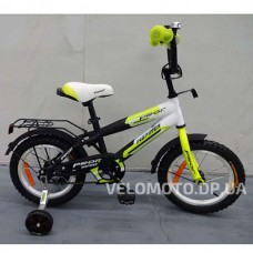 Велосипед детский PROF1 16Д. G1654 Inspirer (черно-салат.)