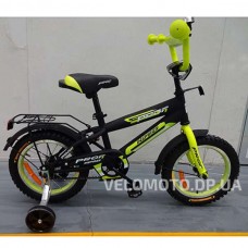 Велосипед детский PROF1 16Д. G1651 Inspirer (черно-сал. мат.)