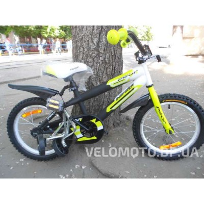 Велосипед детский PROF1 16Д. G1654 Inspirer Sport (черно-сал.)