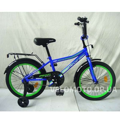 Велосипед детский PROF1 18Д. Y18103 Top Grade (синий)