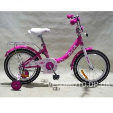 Велосипед детский PROF1 18Д. Y1813 Princess (малиновый)