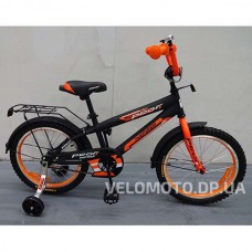 Велосипед детский PROF1 18Д. G1852 Inspirer (черно-оранж.)