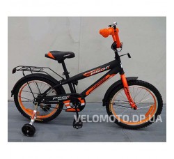 Велосипед детский PROF1 18Д. G1852 Inspirer (черно-оранж.)