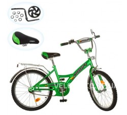 Велосипед детский PROFI 20 P2032A зеленый (американка)