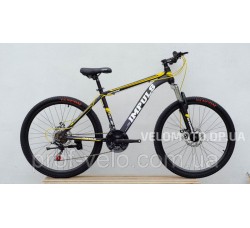 Велосипед 26" MOTION чёрный с желтым матовый