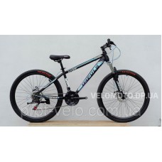 Велосипед 26" TANK чёрно-голубой матовый
