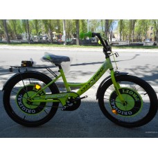 Велосипед детский PROF1 18д. Y1842 Original boy (чёрно-салатовый)