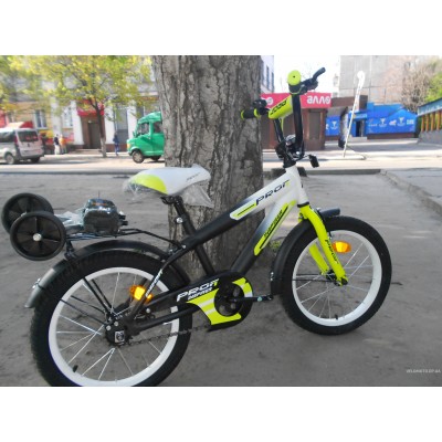 Велосипед детский PROF1 18Д. G1854 Inspirer (черно-салат.)