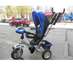 Детский трехколесный велосипед Baby Trike NEW 2018 (пена) синий