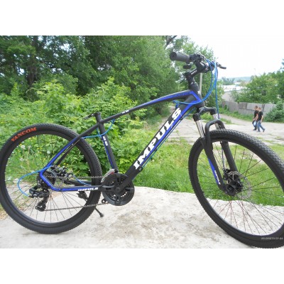 Велосипед 26 SANTA чёрно-синий матовый