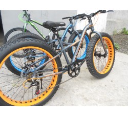 Велосипед FAT-BIKE 26" MIFA серо-оранжевый 2018