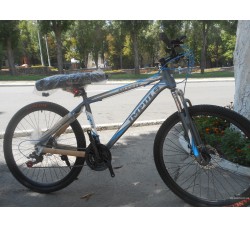Велосипед 26" Al COYOTE серый/голубой/белый