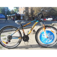 Велосипед Discovery 26 Trek AM 2019 (черно-оранжево-синий)