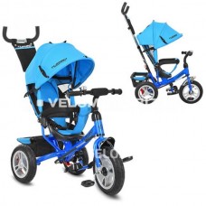 Детский трехколесный велосипед M 3113-5A TURBO TRIKE голубой