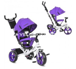 Детский трехколесный велосипед TURBO TRIKE  M 3113-8 (фиолетовый)
