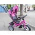 Детский трехколесный велосипед M 3113-6A TURBO TRIKE розовый