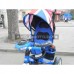 Детский трехколесный велосипед M 3124-1H TURBO TRIKE синий