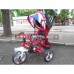 Детский трехколесный велосипед M 3124-2H TURBO TRIKE красный