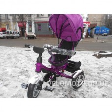 Детский трехколесный велосипед NOVA TRIKE (фиолетовый) складной