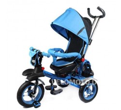 Детский трехколесный велосипед M 3124-2A TURBO TRIKE голубой