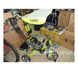 Детский трехколесный велосипед TURBO TRIKE M 5362-3 салатовый