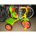 Детский трёхколёсный  велосипед M 1659 оранжево-салатовый