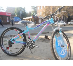 Велосипед Discovery KELLY 26 2019 (голубой с розовым)
