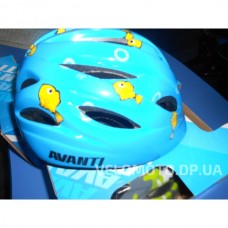 Детский шлем Avanti, Fish (синий с желтыми рыбками)