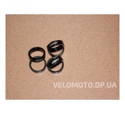 Кольца NECO алюминий 1-1/8" 10 мм черные
