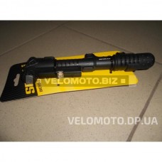 Велонасос Spelli SPM-141P манометр, пластиковая ручка (AV/FV)