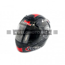 Шлем-интеграл LS-2 (mod:350) (size:L, черно-красный)