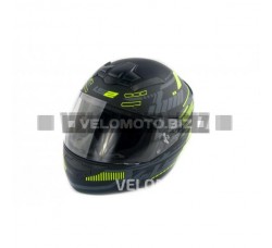 Шлем-интеграл LS-2 (mod:FF352) (size:L, черно-зеленый, BANG)