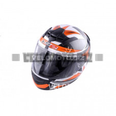 Шлем-интеграл LS-2 (mod:FF352) (size:L, черно-оранжевый, ROOKIE GAMMA)