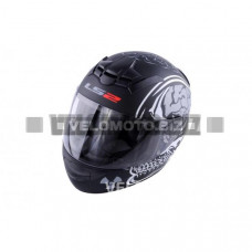 Шлем-интеграл LS-2 (mod:FF352) (size:L, черный, ROOKIE X-RAY)