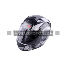 Шлем-интеграл LS-2 (mod:FF352) (size:XL, бело-серый)