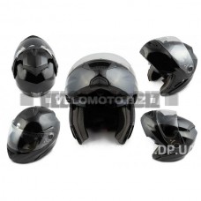 Шлем трансформер HELMO (mod:FL258) (size:S, черный)
