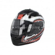 Шлем (интеграл) ISPIDO ZONDA SV с очками grafic красный