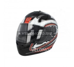 Шлем (интеграл) ISPIDO ZONDA SV с очками grafic красный