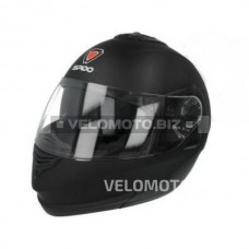 Шлем (модуляр) ISPIDO HYBRID с очками черный матовый