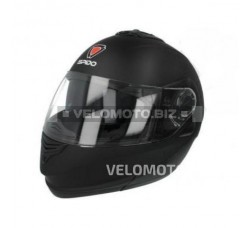 Шлем (модуляр) ISPIDO HYBRID с очками черный матовый